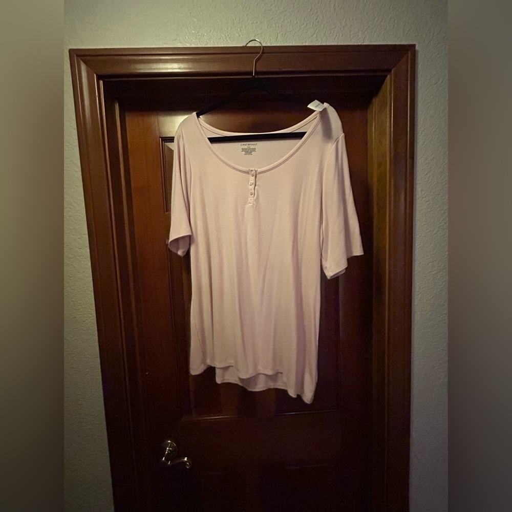 Lane Bryant Soft Pink Blouse